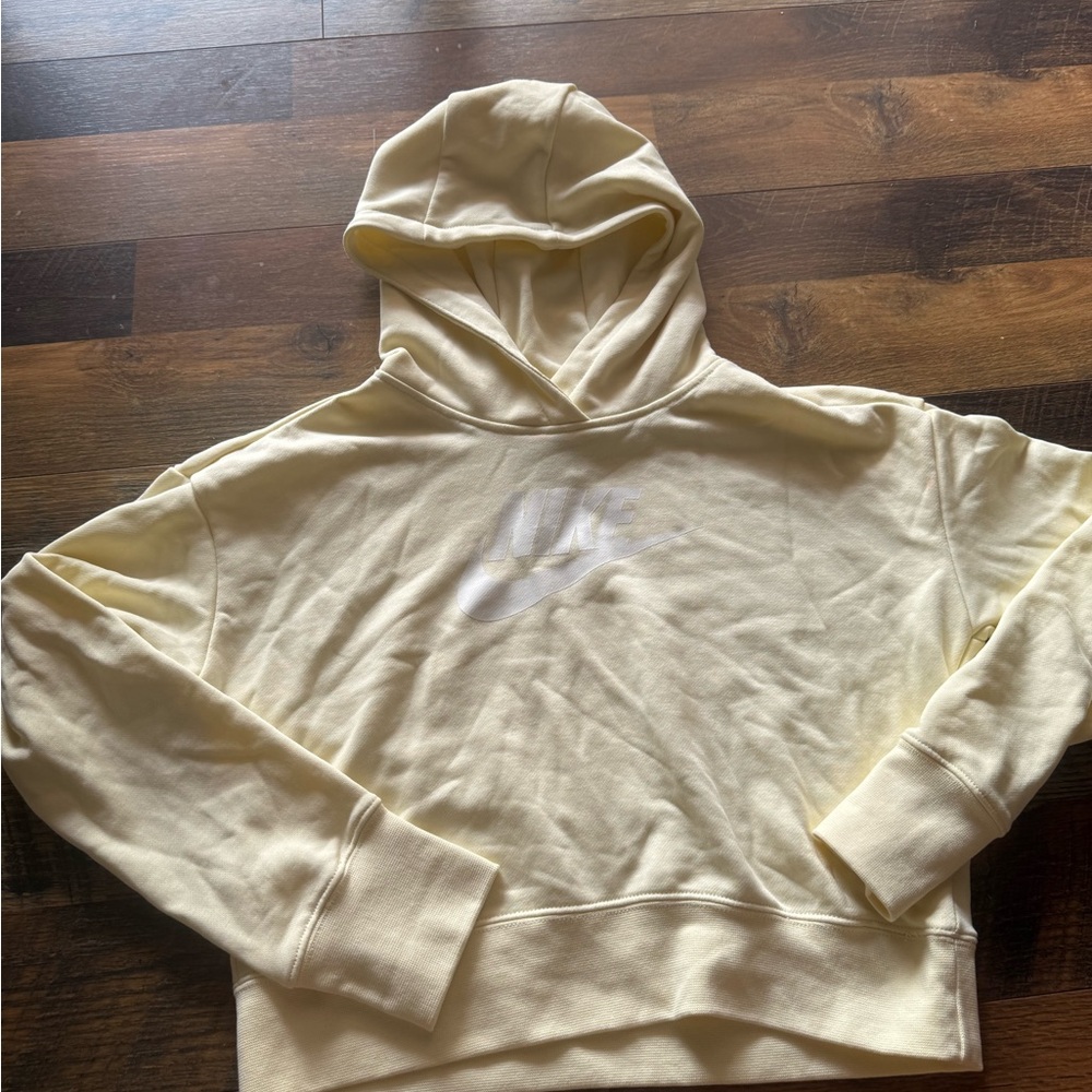 Nike sportswear hoodie Hoodie | Canary Yellow | Size XL White Swoosh Logo